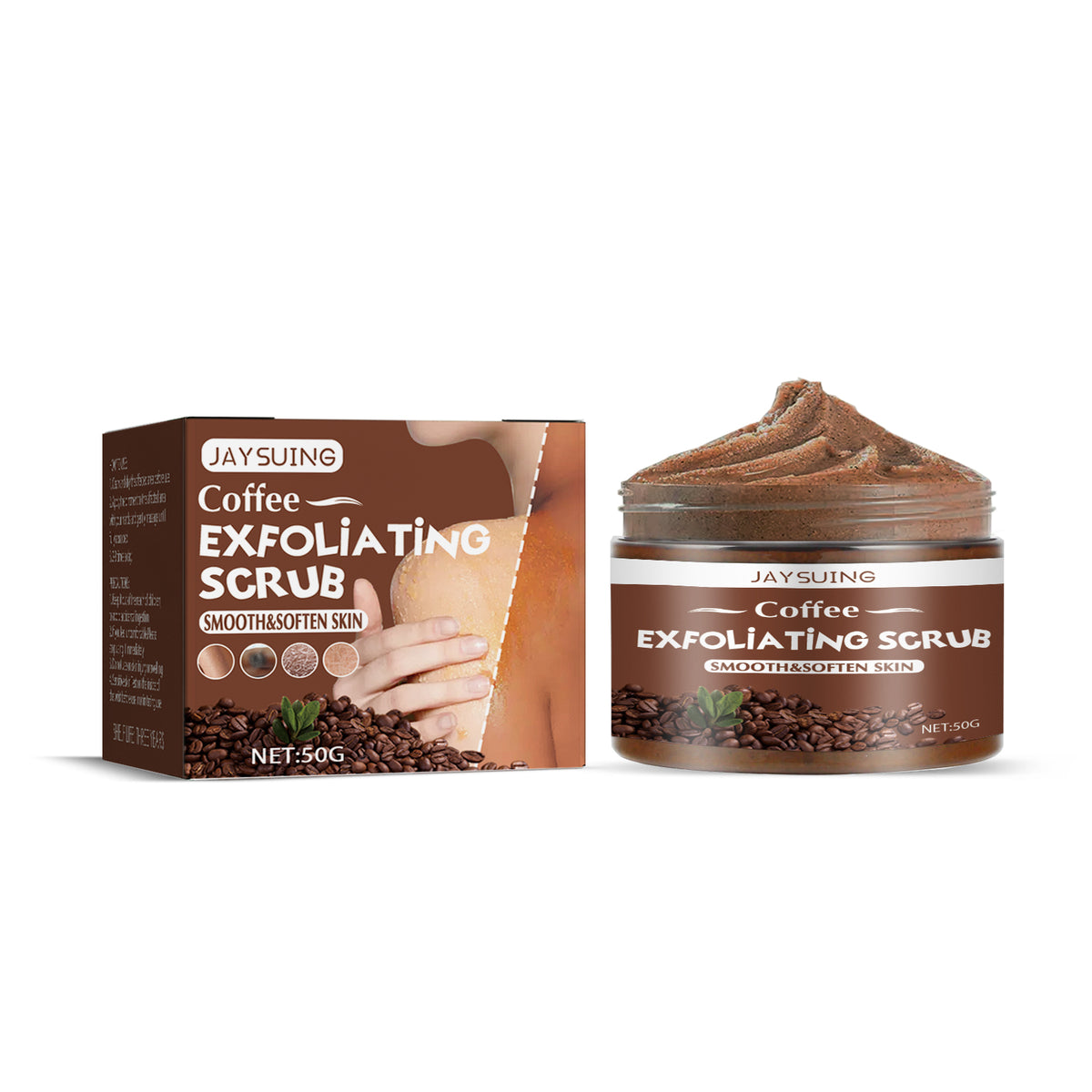 Coffee Scrub, Body Skin Cleansing Exfoliating, Tender Skin, Removing Melanin And Brightening Skin Scrub