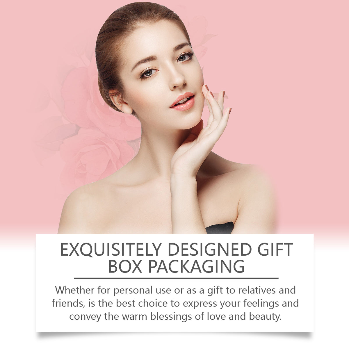 Cherry Blossom Body Care Set beautifully packaged in an exquisite gift box, perfect for expressing love and beauty.