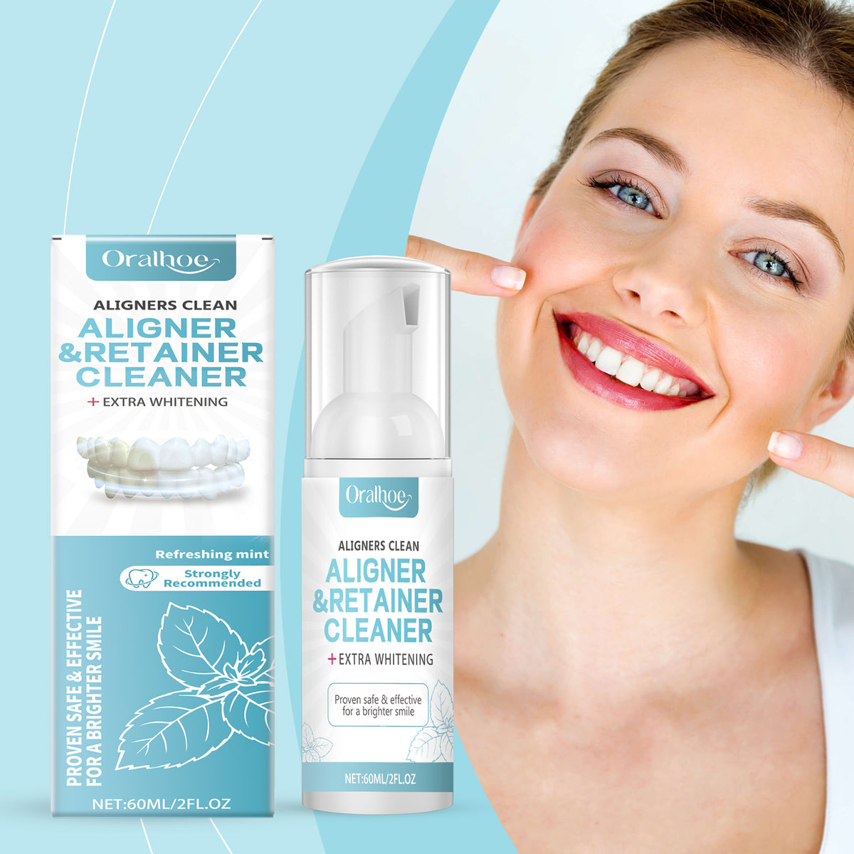 Braces Cleansing Mousse, Teeth And Mouth Fresher Corrector Gentle Cleansing Foam