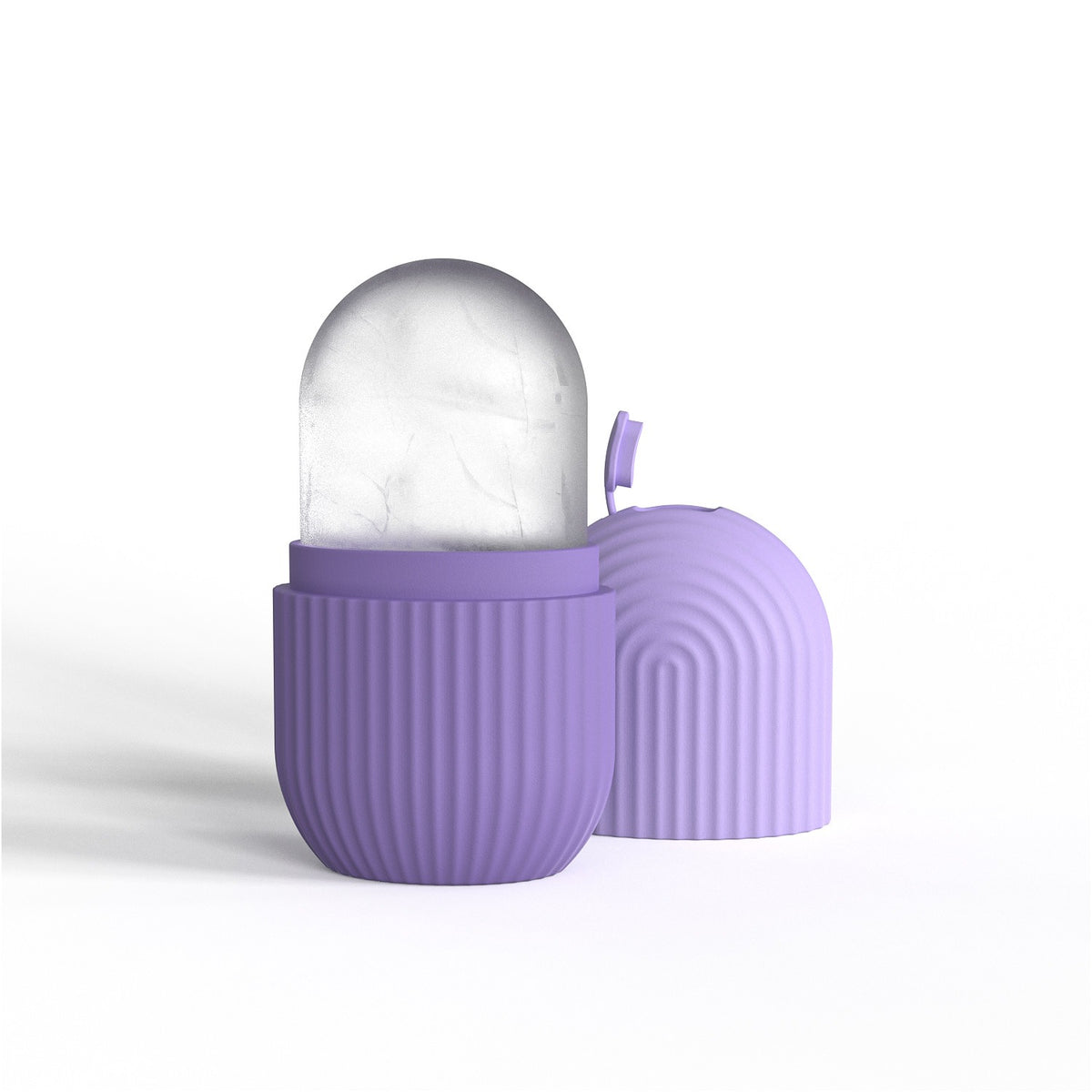 Diamond silicone cooling face mask